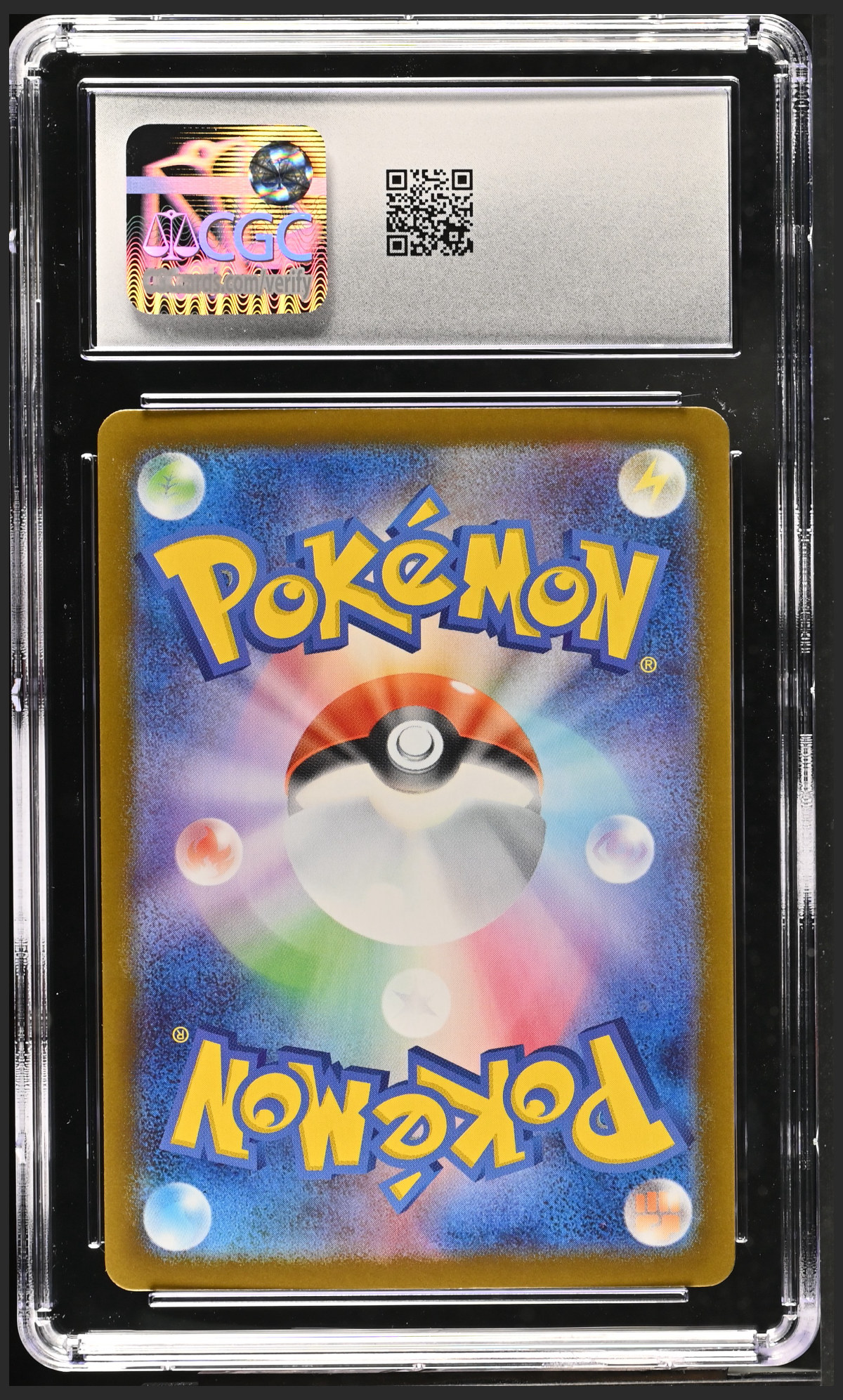 Team Rocket's Mewtwo ex 039/098 — slab rear, certification 6164788029