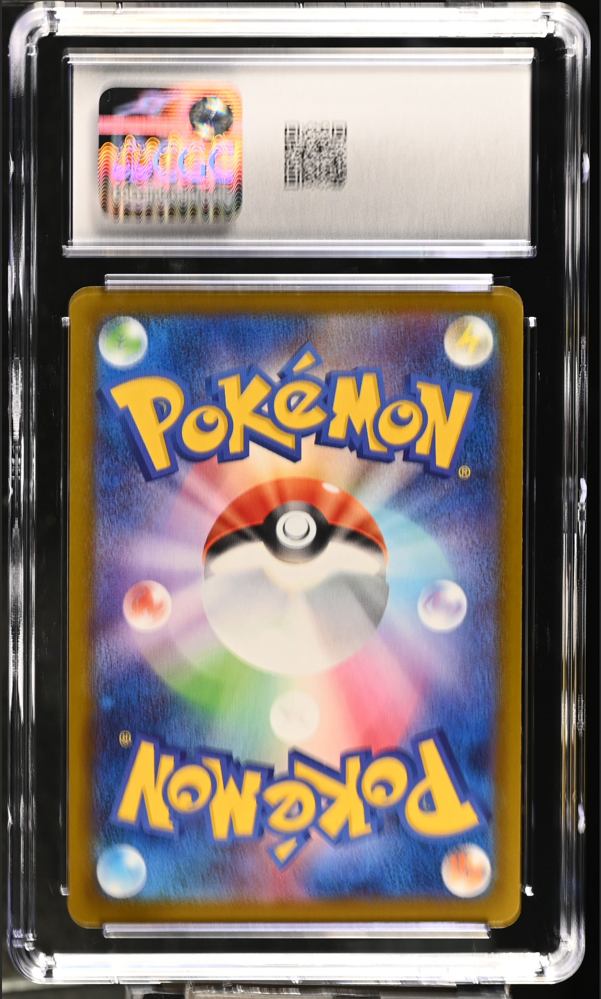Team Rocket's Ampharos 036/098 — slab rear, certification 6164974271