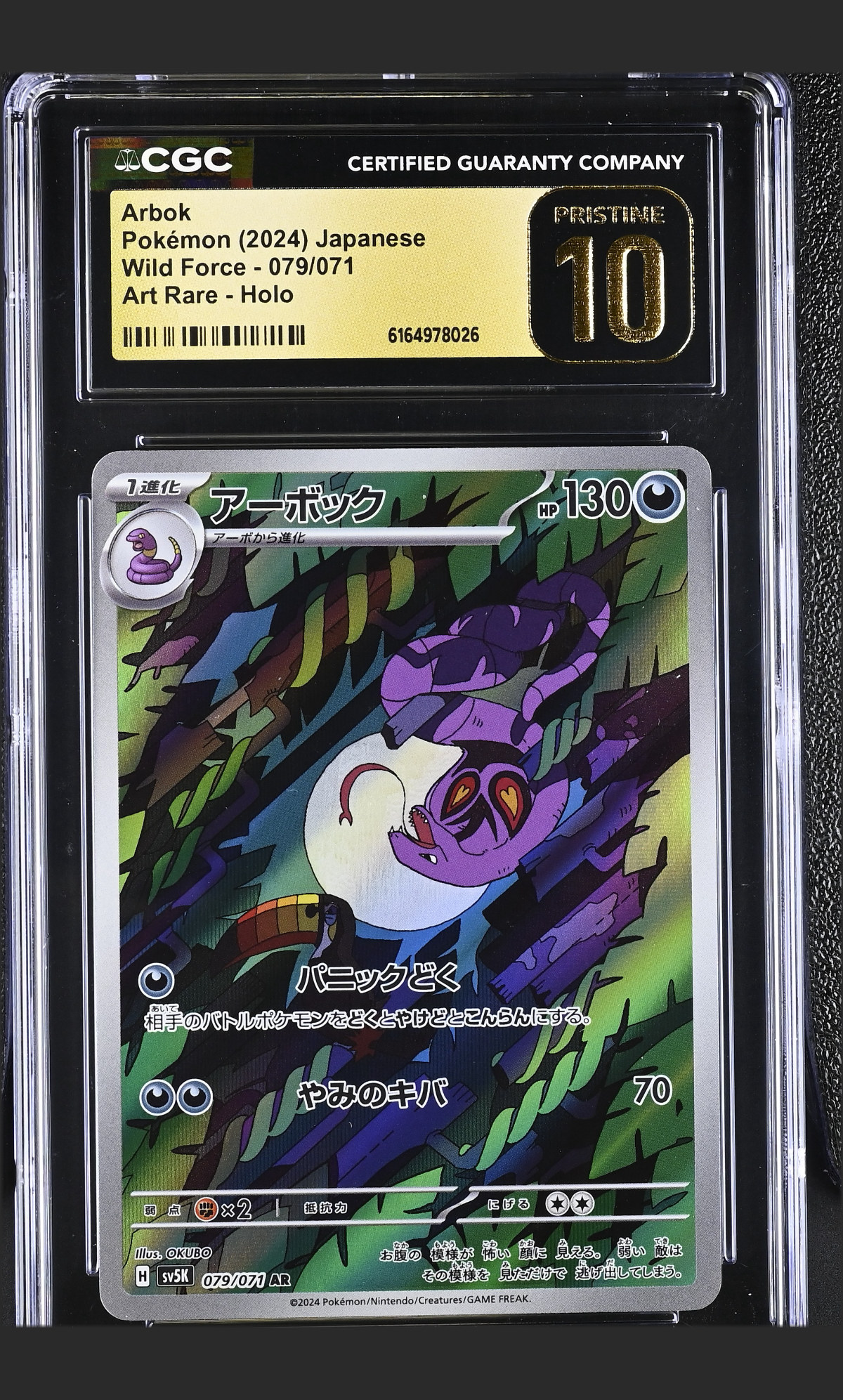 Arbok 079/071 certified slab