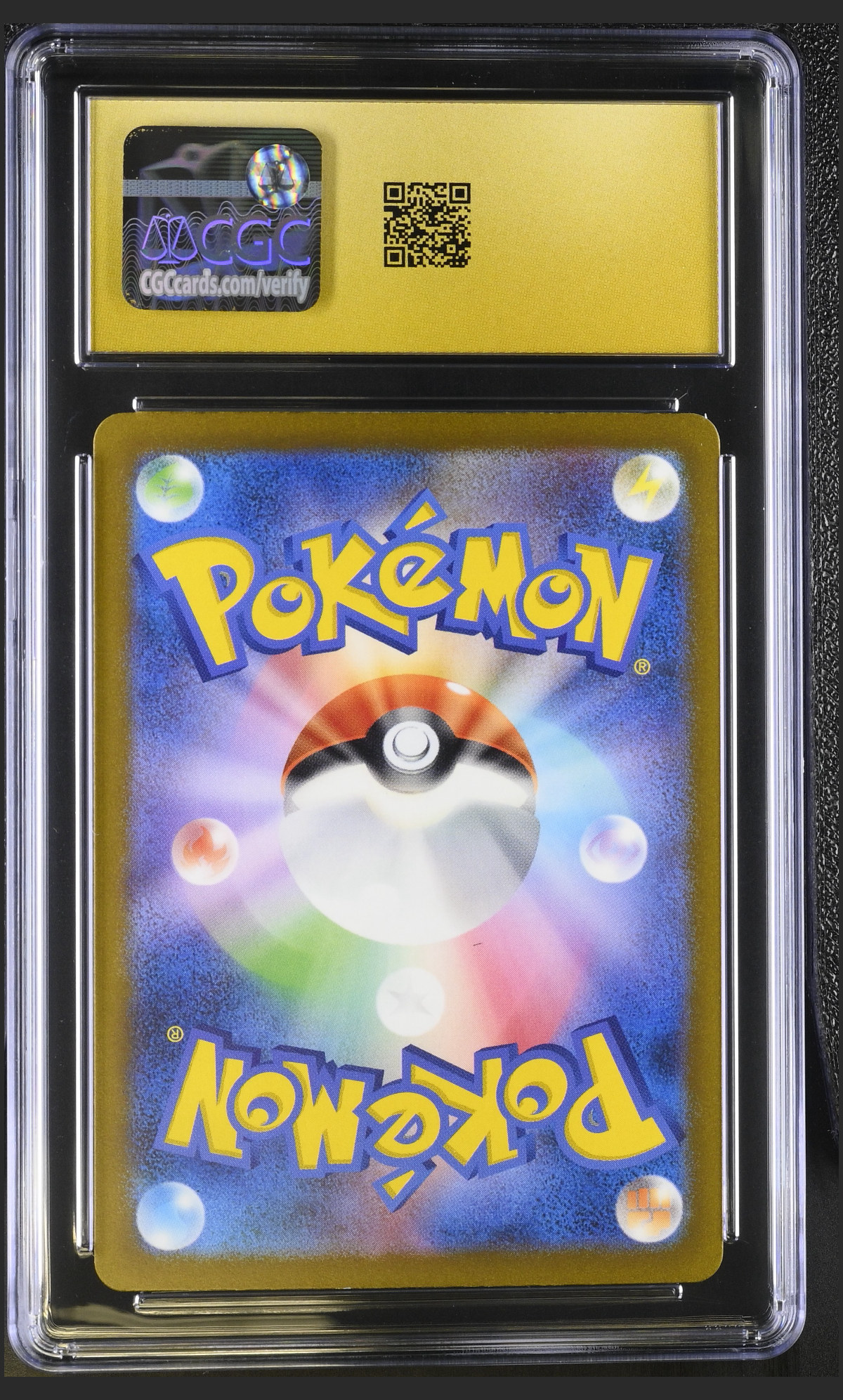Charizard ex 115/190 — slab rear, certification 6164980226