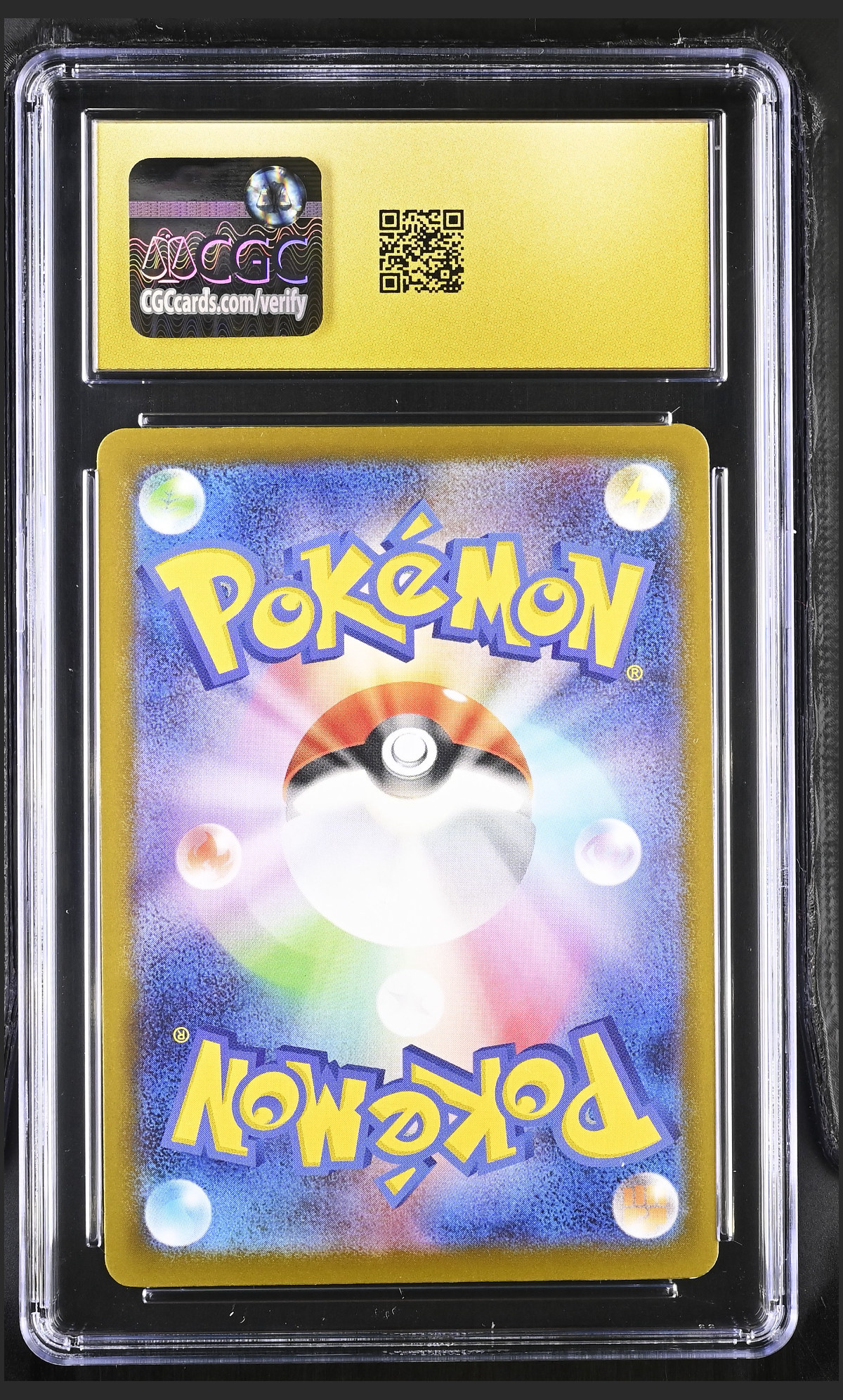 Chikorita 001/M-P — slab rear, certification 6165009155
