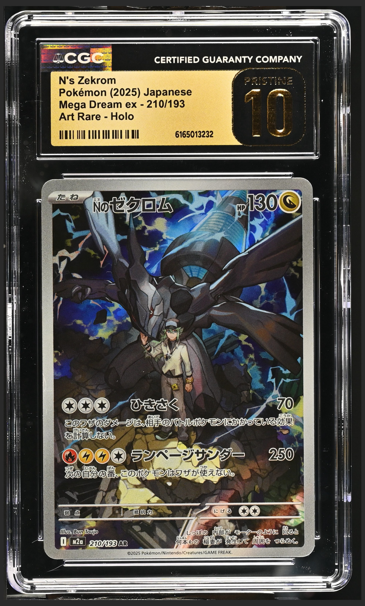 N's Zekrom 210/193 certified slab