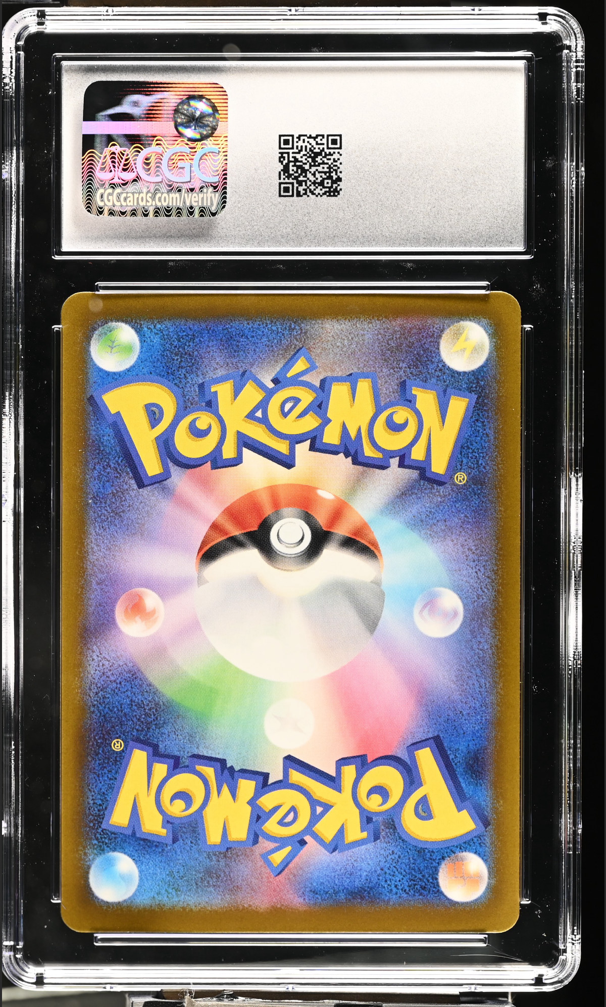 Pikachu ex 044/193 — slab rear, certification 6165014202