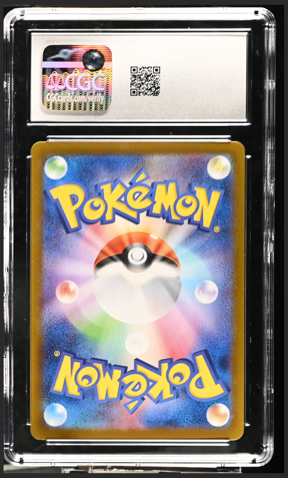 Team Rocket's Murkrow 106/098 — slab rear, certification 6165015044