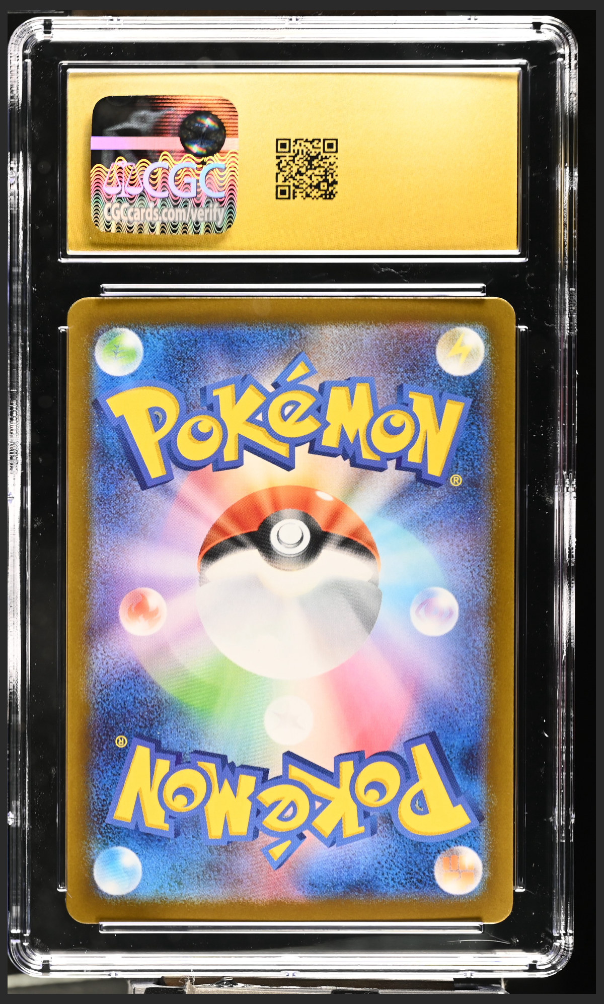 Team Rocket's Mewtwo ex 039/098 — slab rear, certification 6165015133