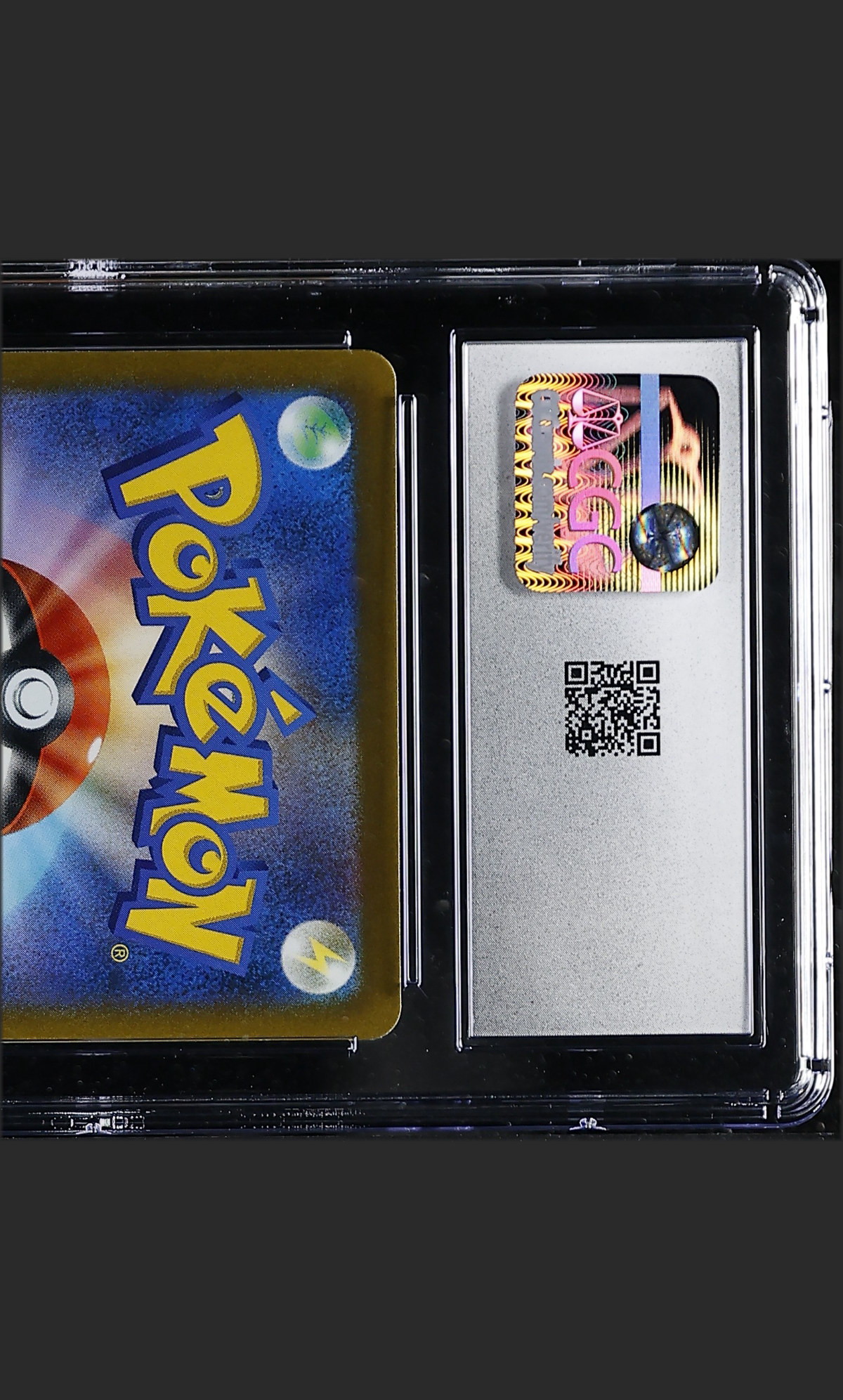 Charizard VSTAR 015/100 — slab rear, certification 6165018254