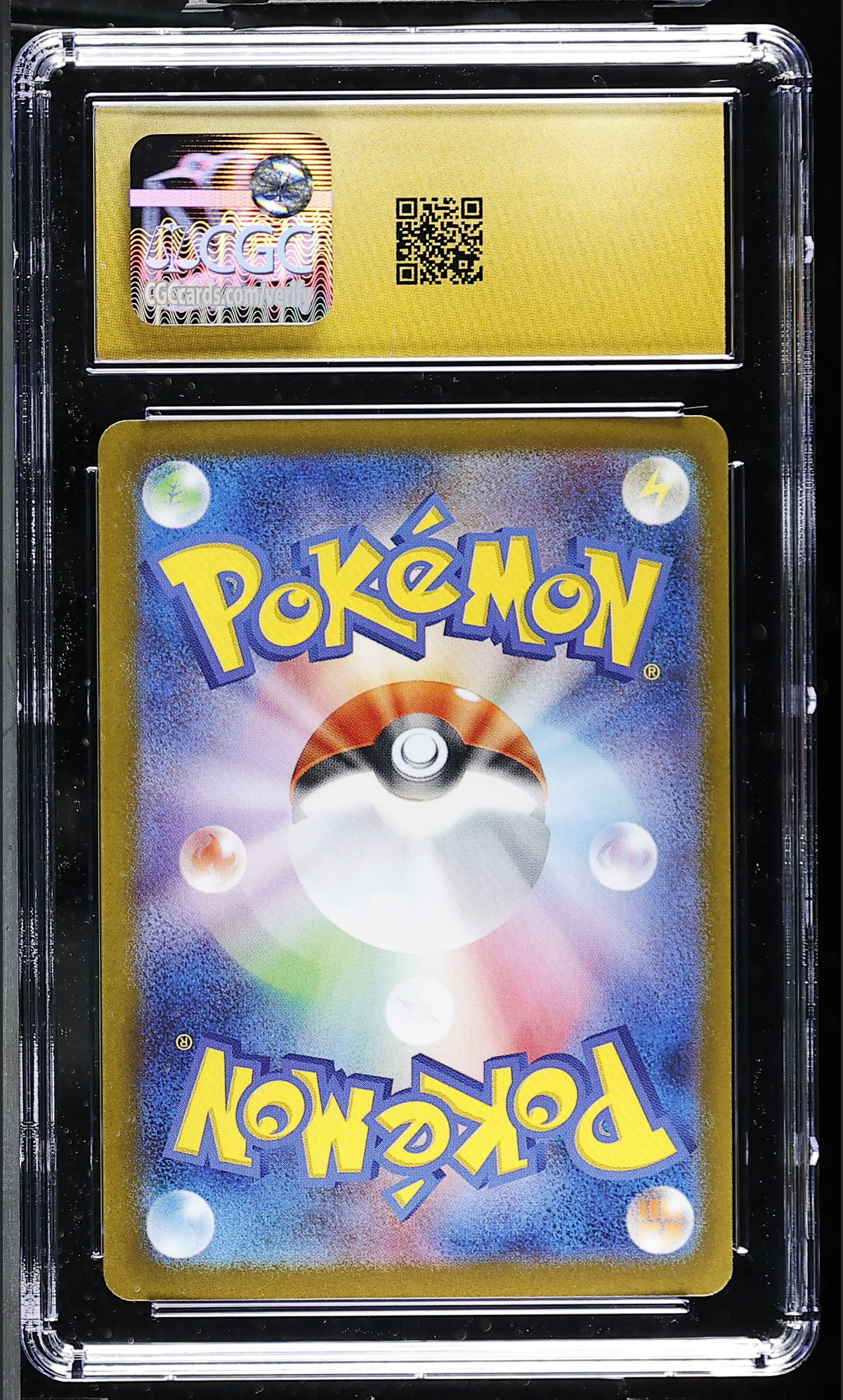 Mega Gengar ex 003/021 — slab rear, certification 6165339036