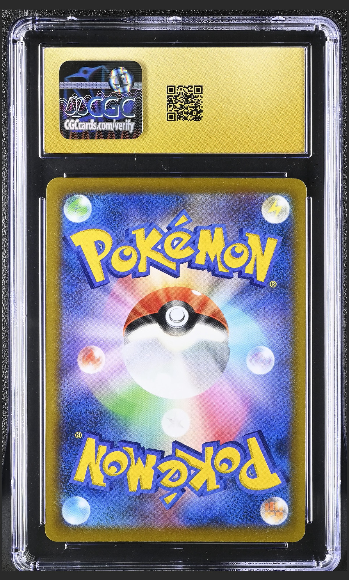 Charizard VSTAR 015/100 — slab rear, certification 6165347126
