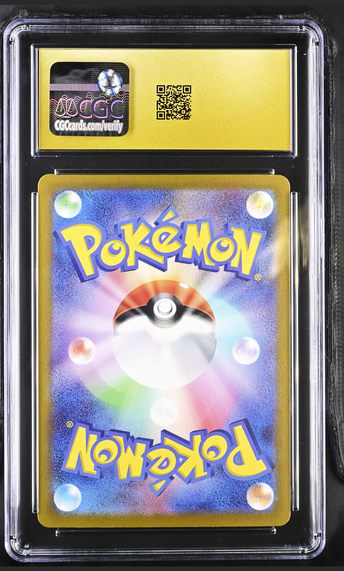 Charizard ex 066/108 — slab rear, certification 6165349082