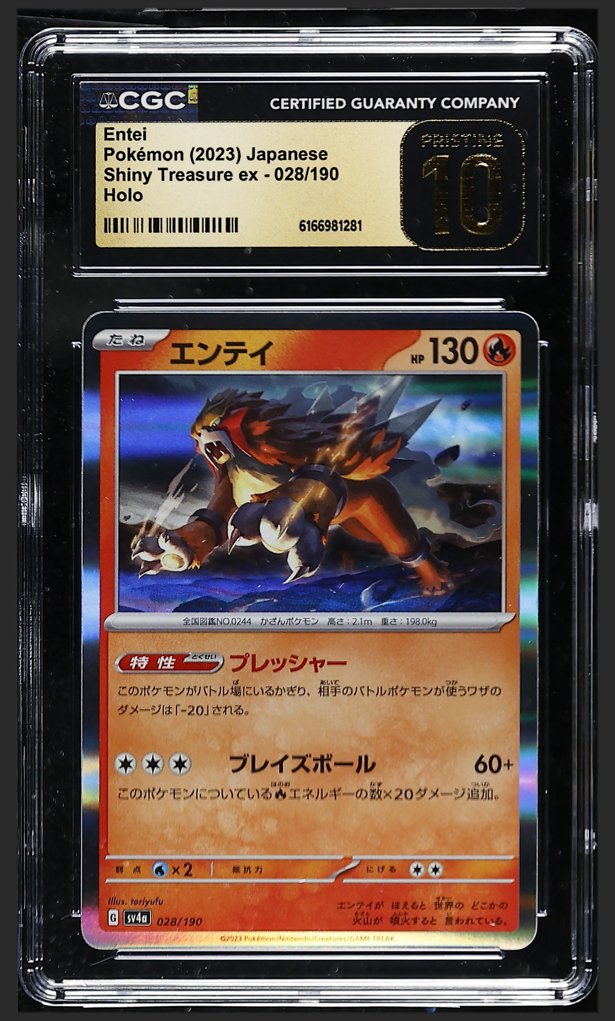 Entei 028/190 certified slab