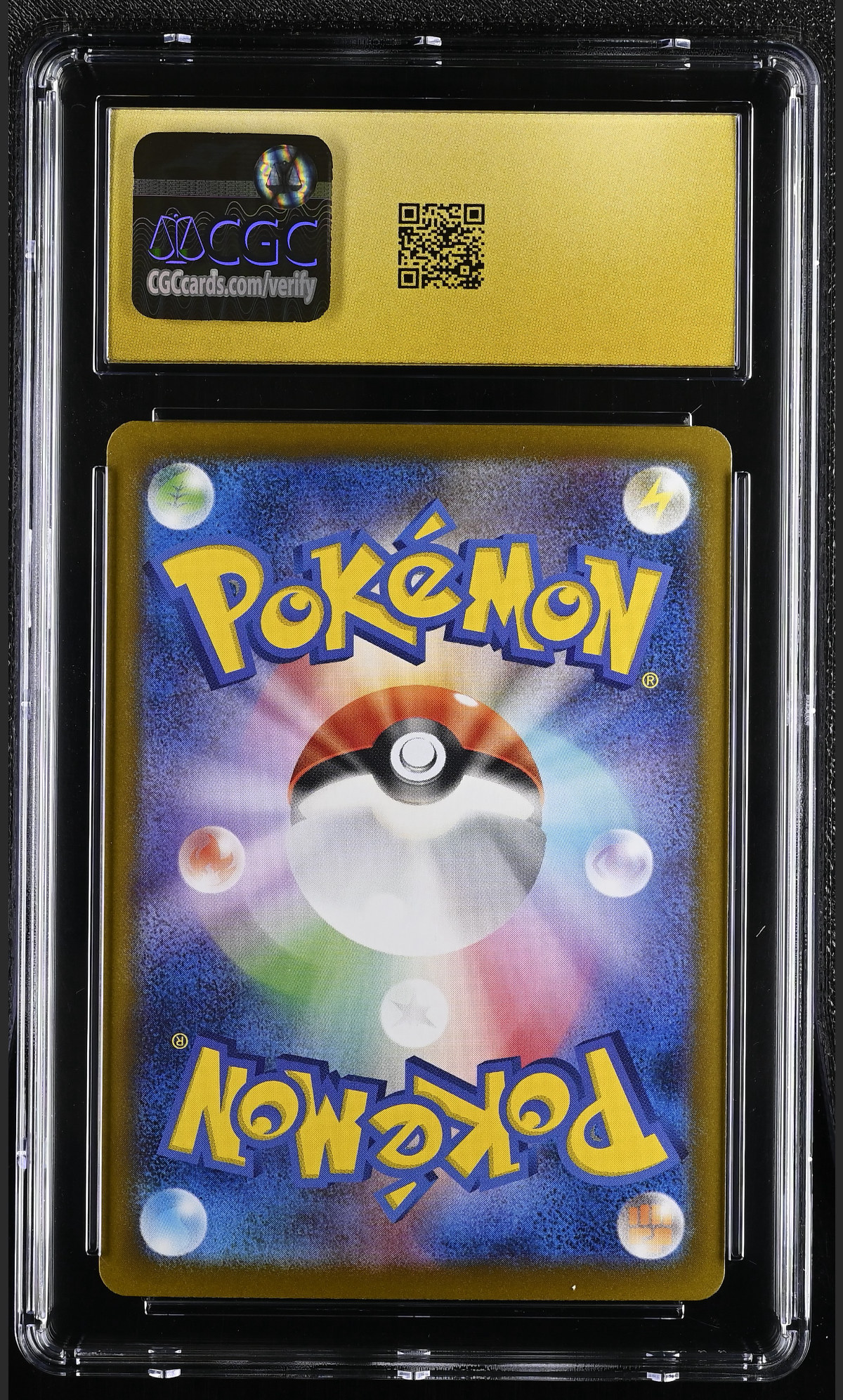 Umbreon ex 093/187 — slab rear, certification 6167578164