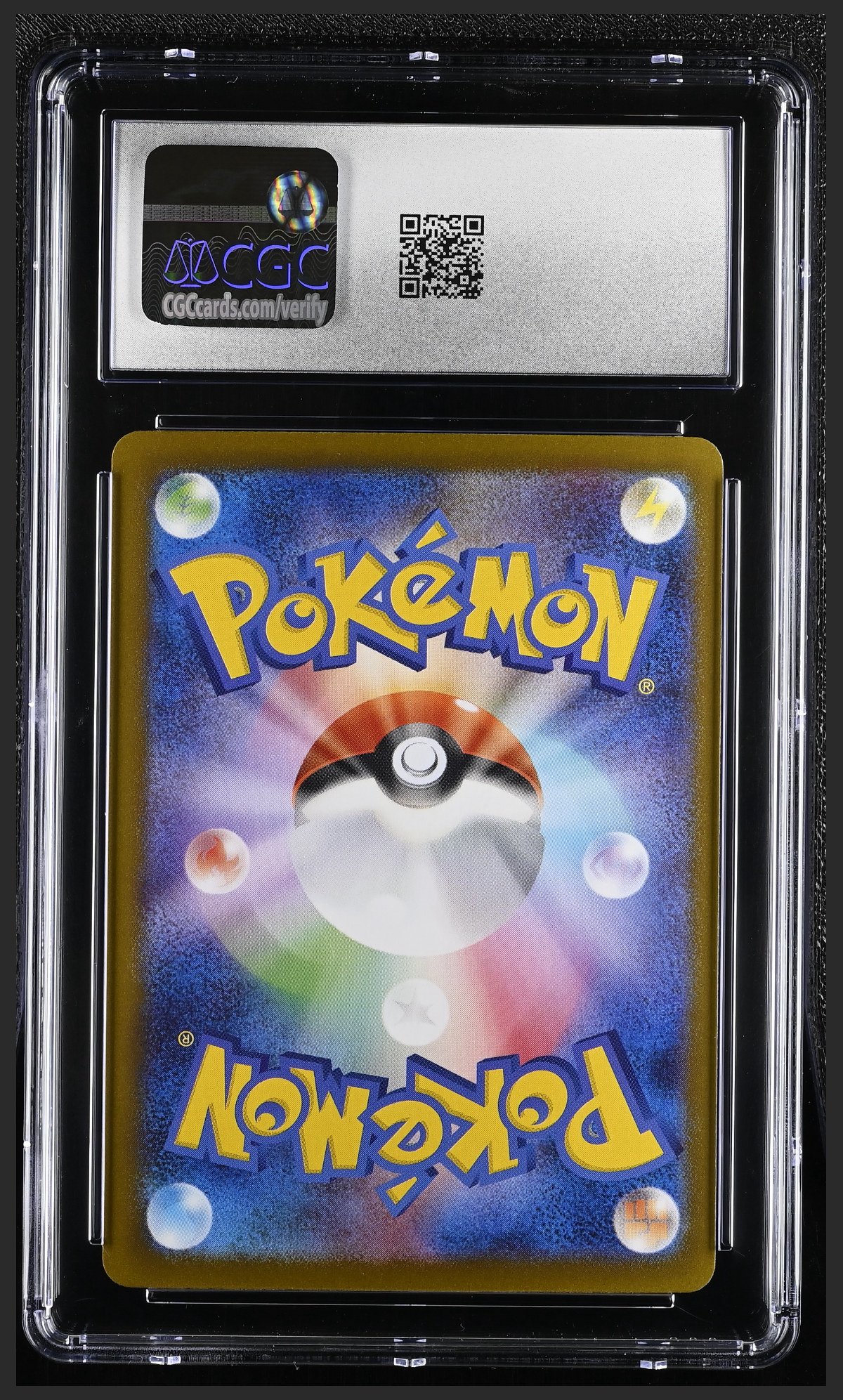 Mega Charizard X ex 094/080 — slab rear, certification 6167629059