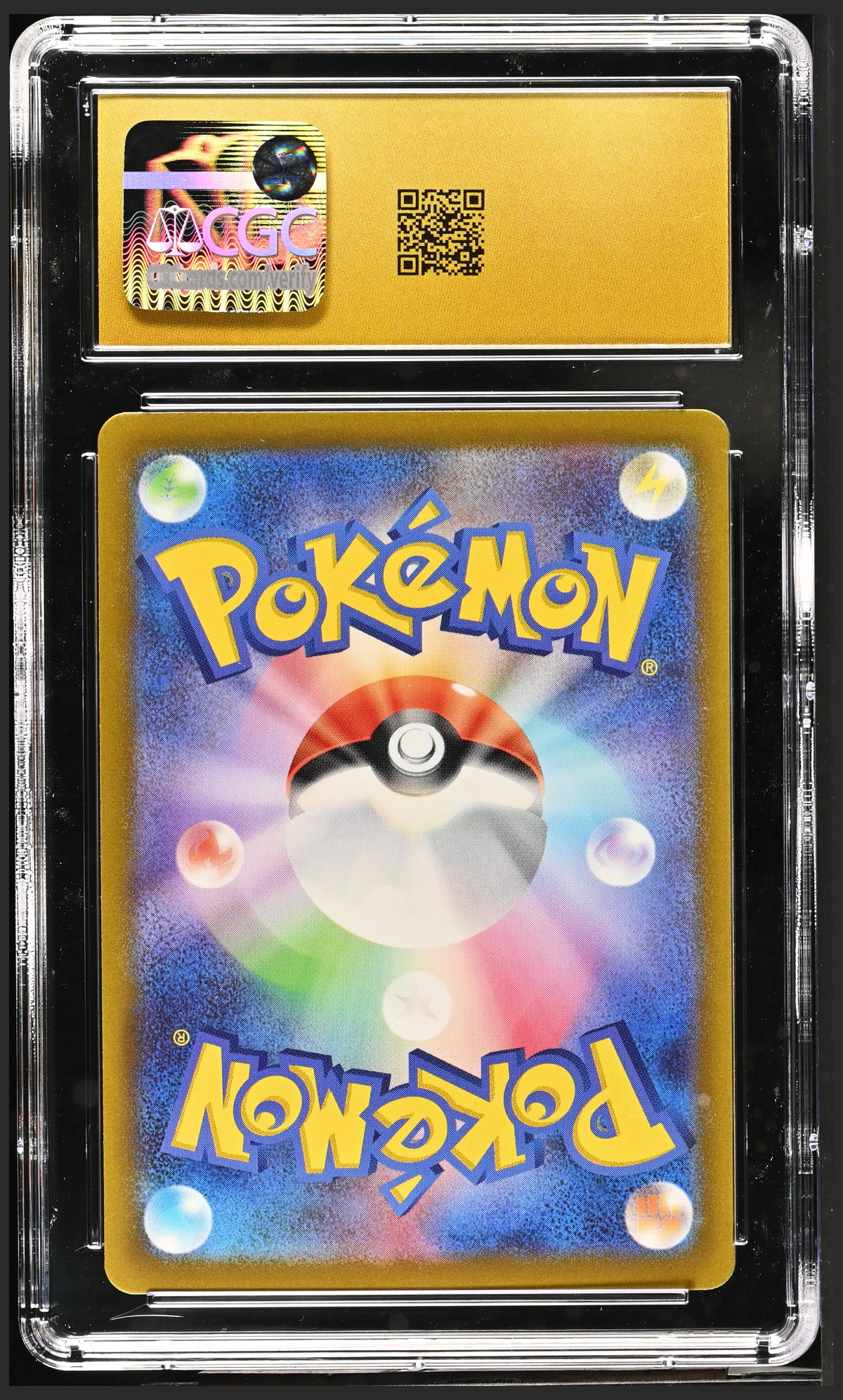 Charizard VSTAR 014/172 — slab rear, certification 6167656026