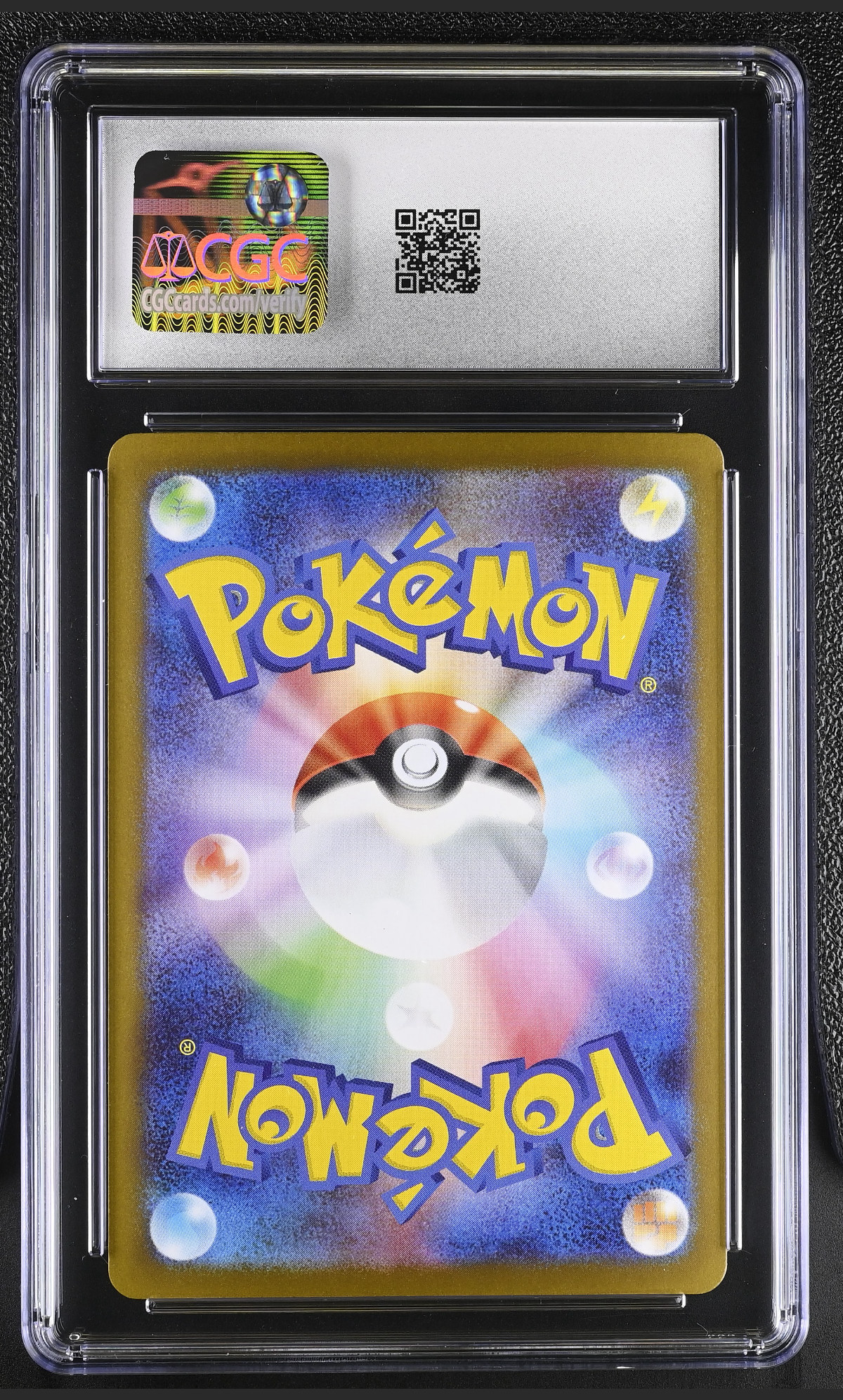 Mega Manectric ex 077/063 — slab rear, certification 6169934202