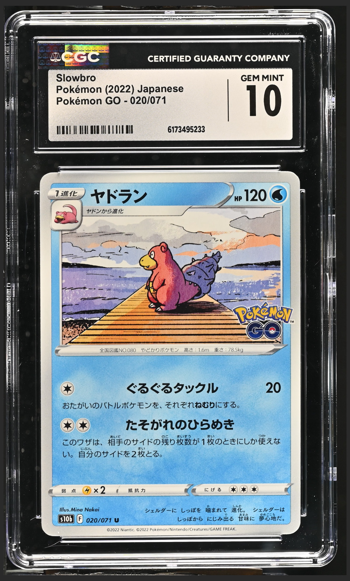 Slowbro 020/071 certified slab