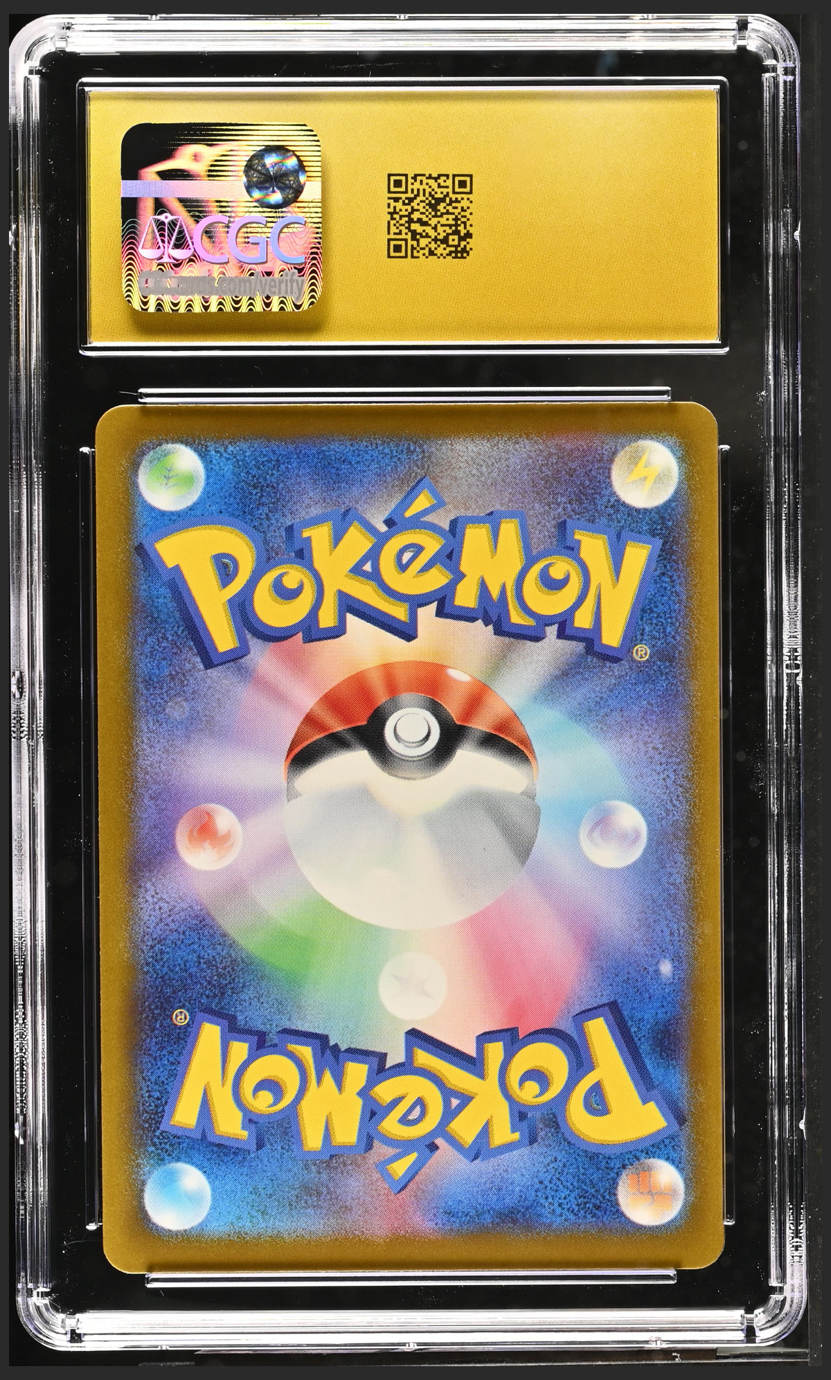 Team Rocket's Mewtwo ex 063/193 — slab rear, certification 6173895159