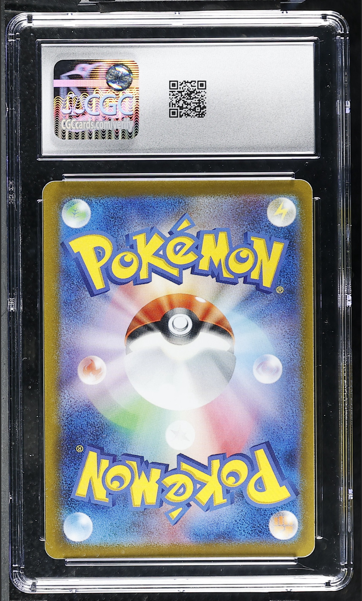 Pikachu 027/071 — slab rear, certification 6176797014