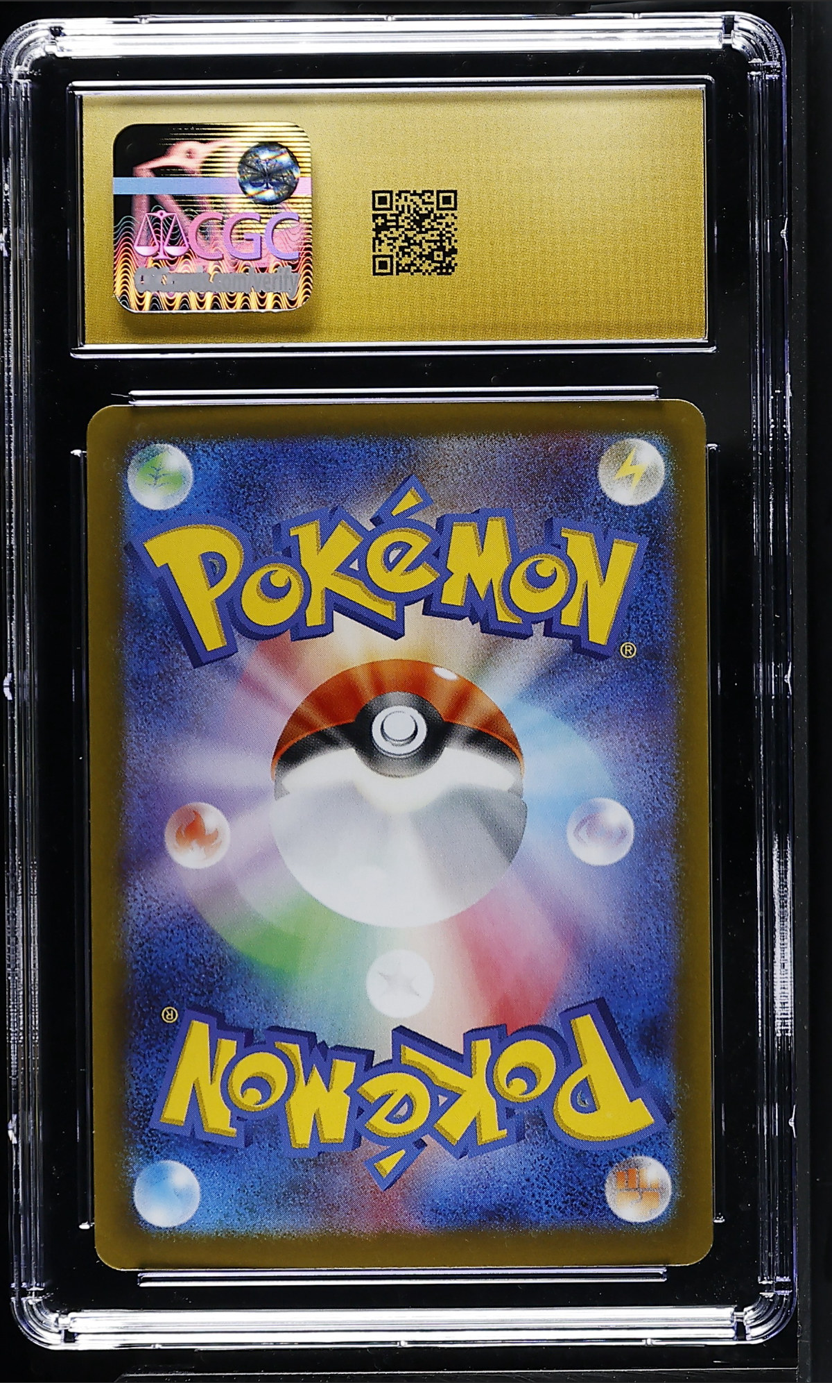 Mega Zygarde ex 046/080 — slab rear, certification 6179619242