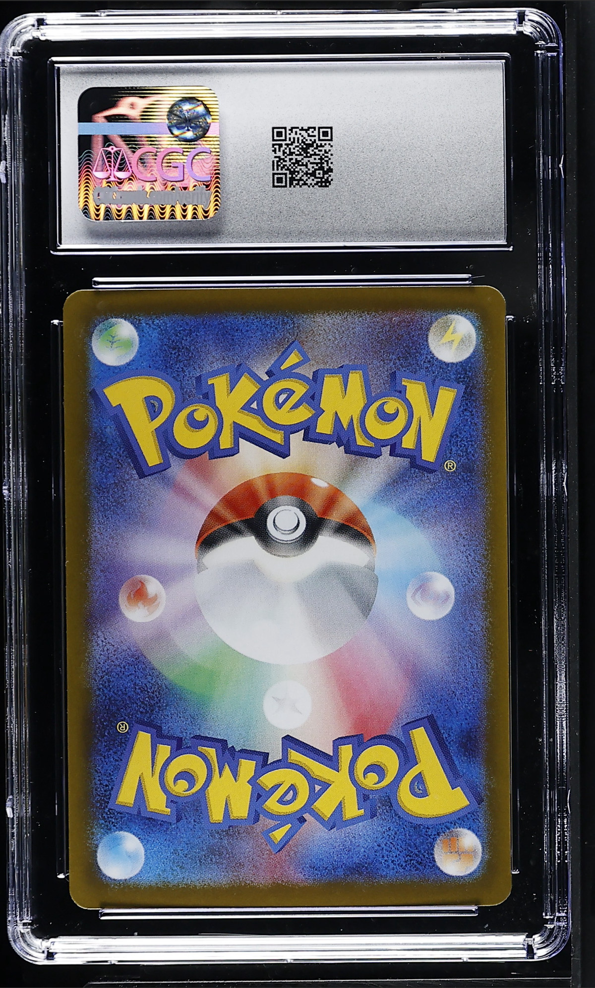 Mega Zygarde ex 046/080 — slab rear, certification 6179619266