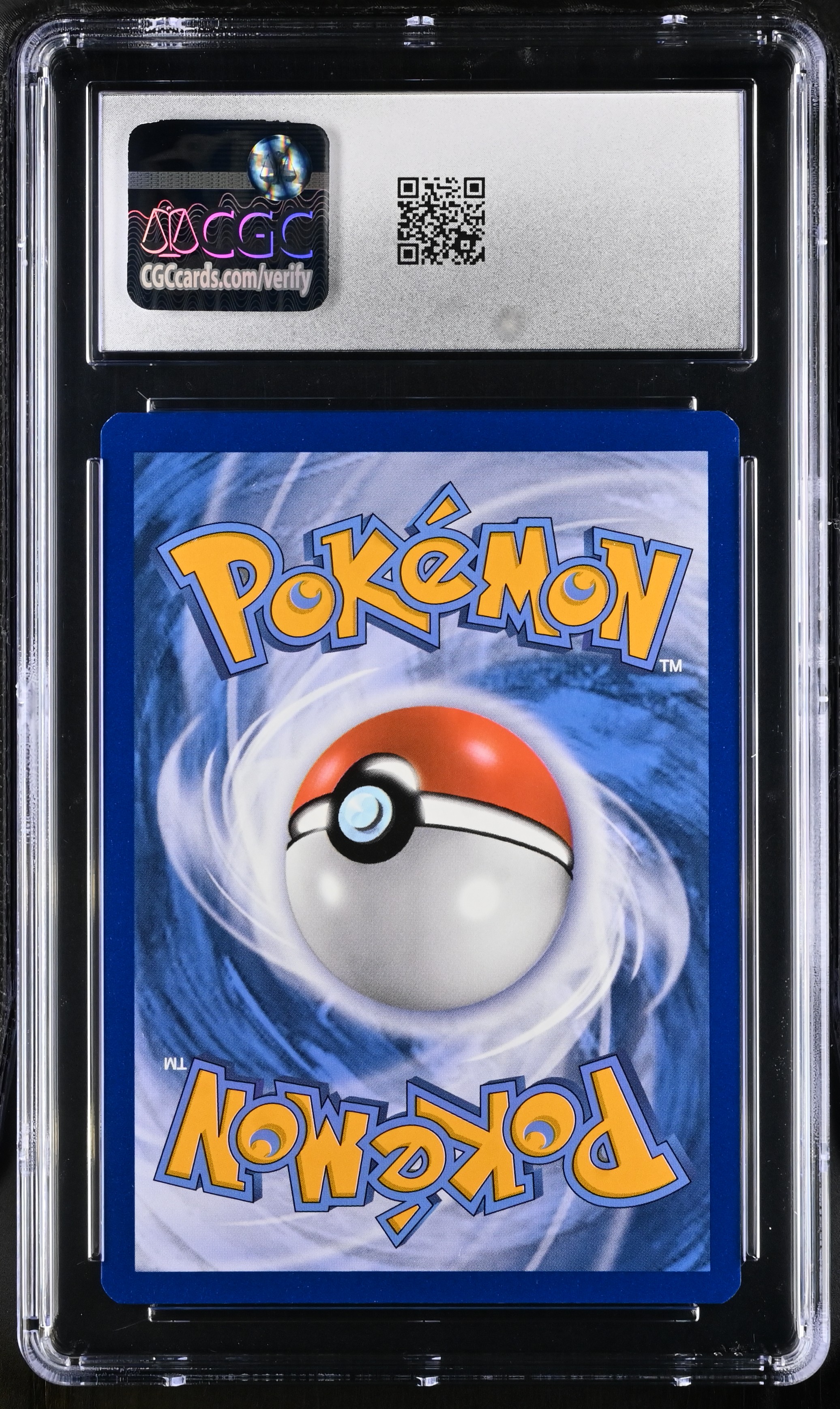 Charizard V SWSH260 — slab rear, certification 6180163249