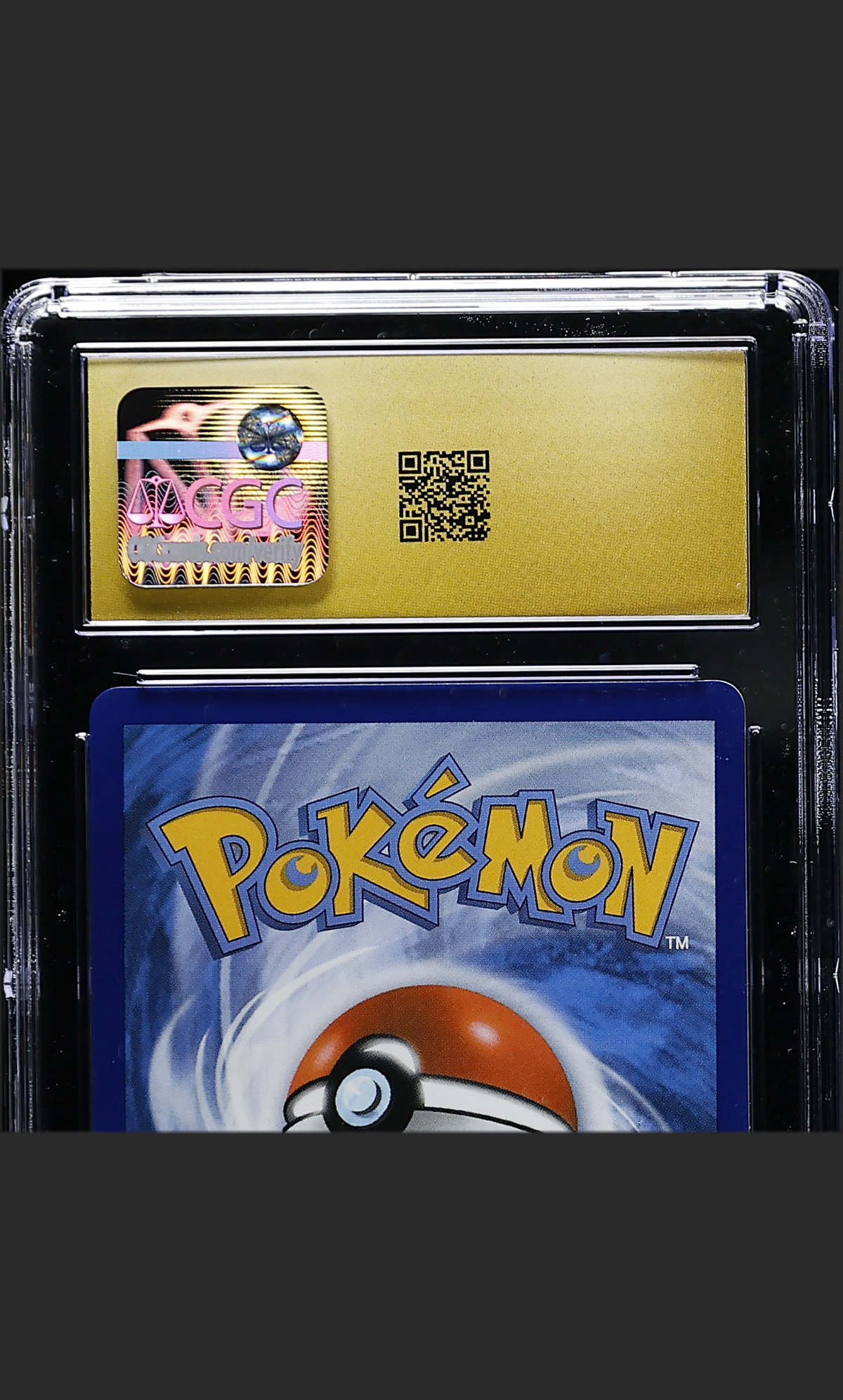 Mega Charizard X ex 029 — slab rear, certification 6181628124