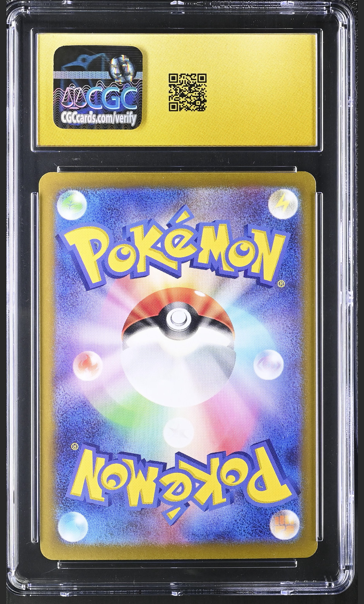 Pikachu ex 033/106 — slab rear, certification 6181647171