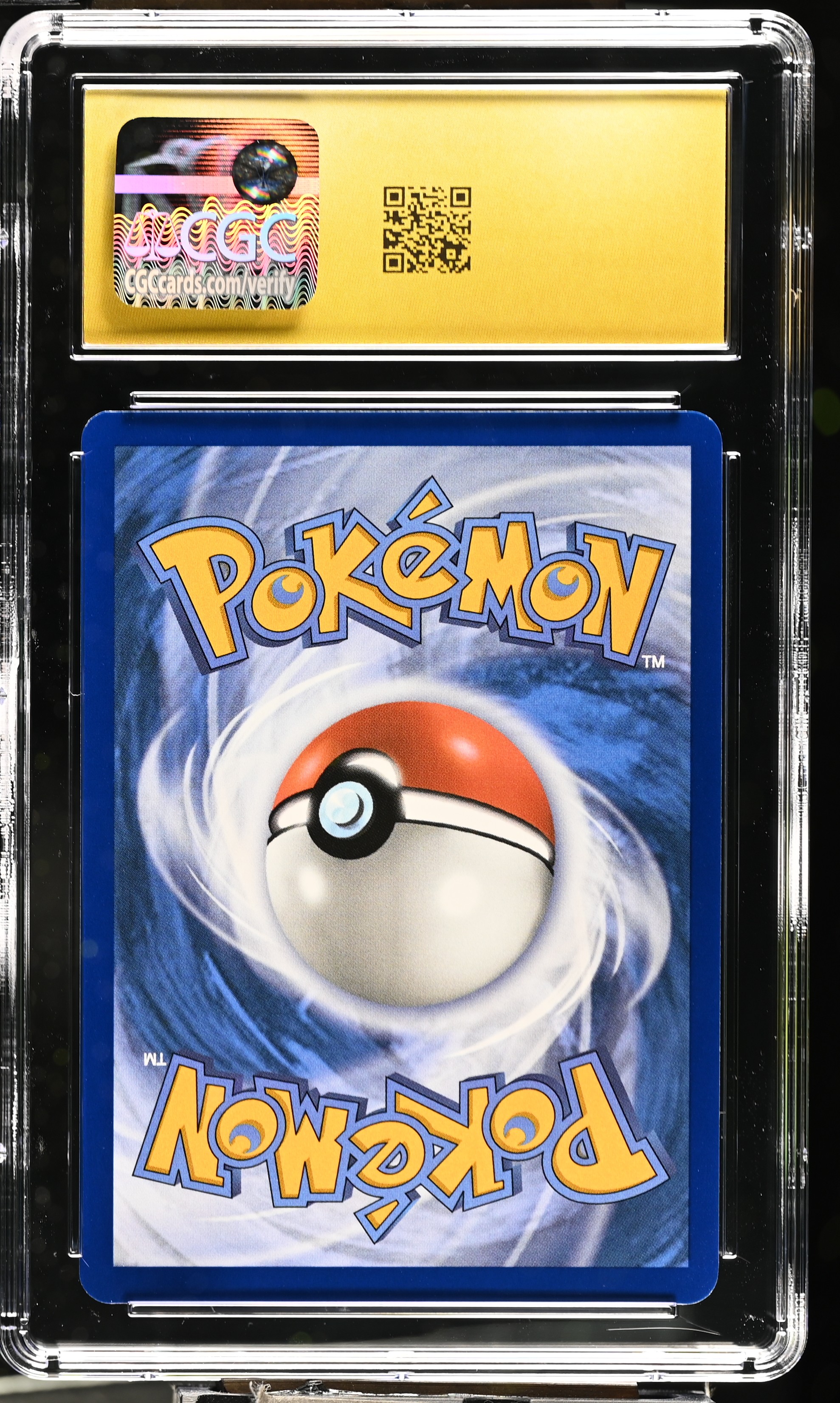 Erika's Tangela 007/217 — slab rear, certification 6183561143