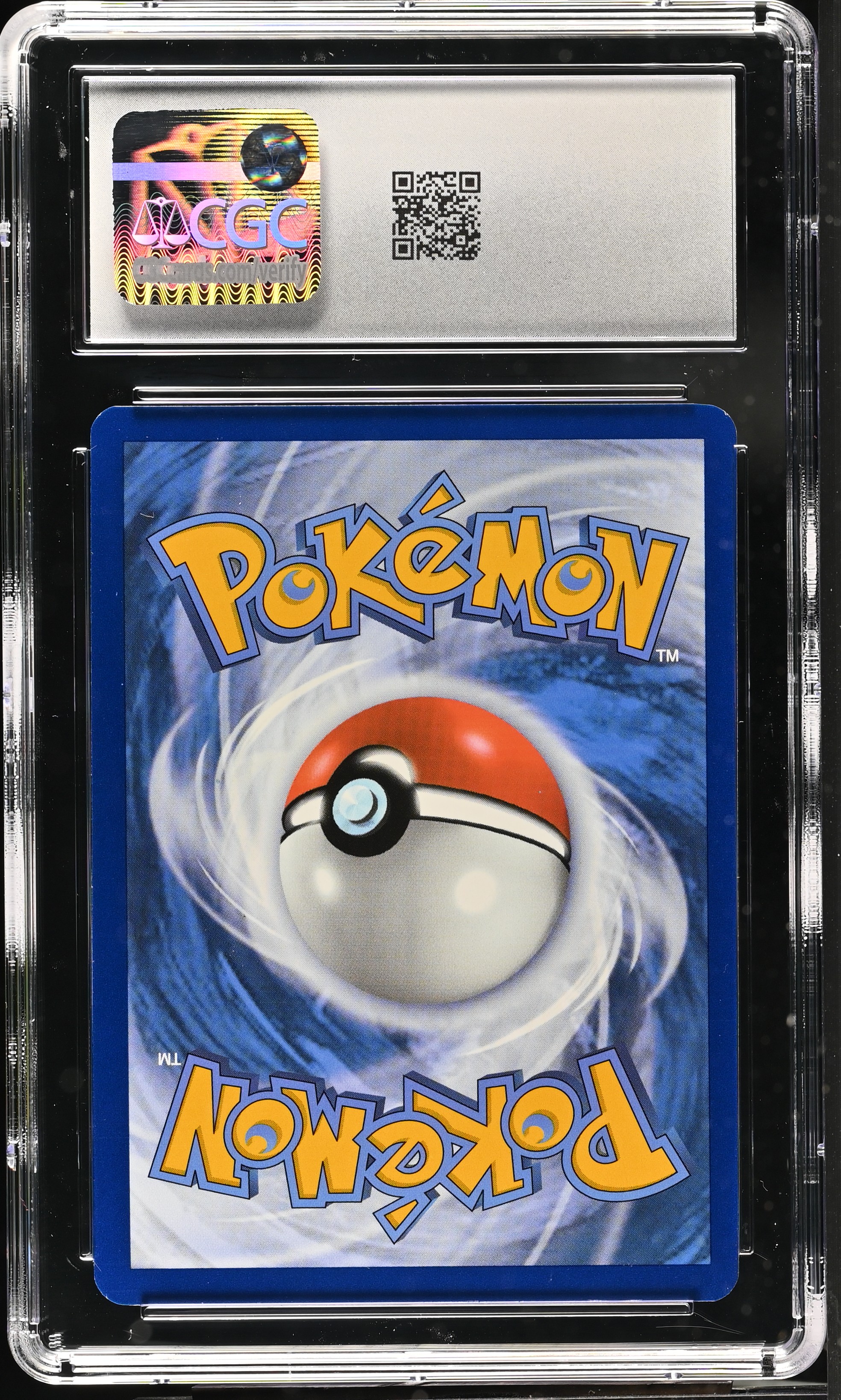 Venusaur ex 003/165 — slab rear, certification 6183576295