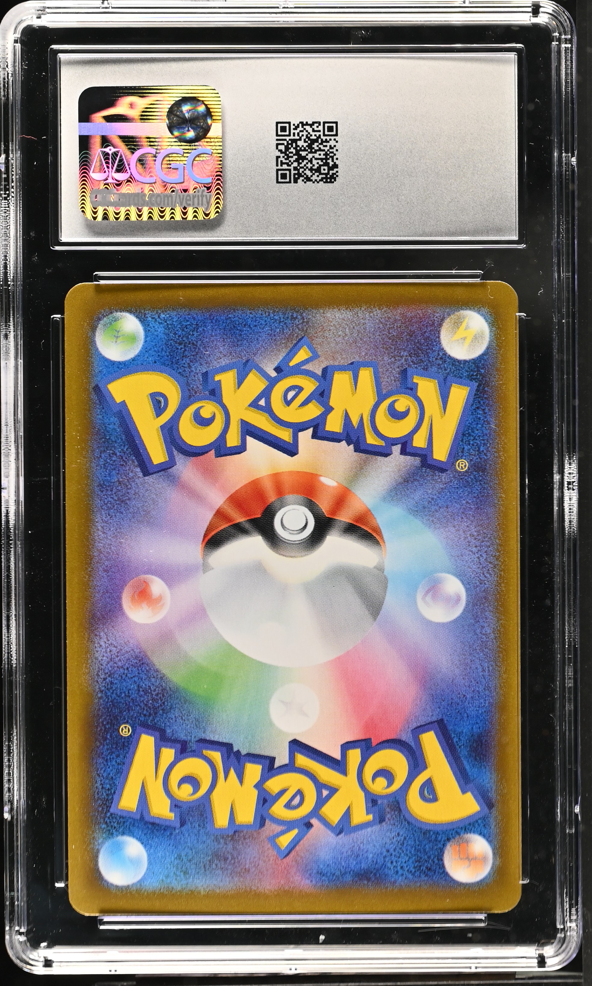 Team Rocket's Murkrow 106/098 — slab rear, certification 6199927196