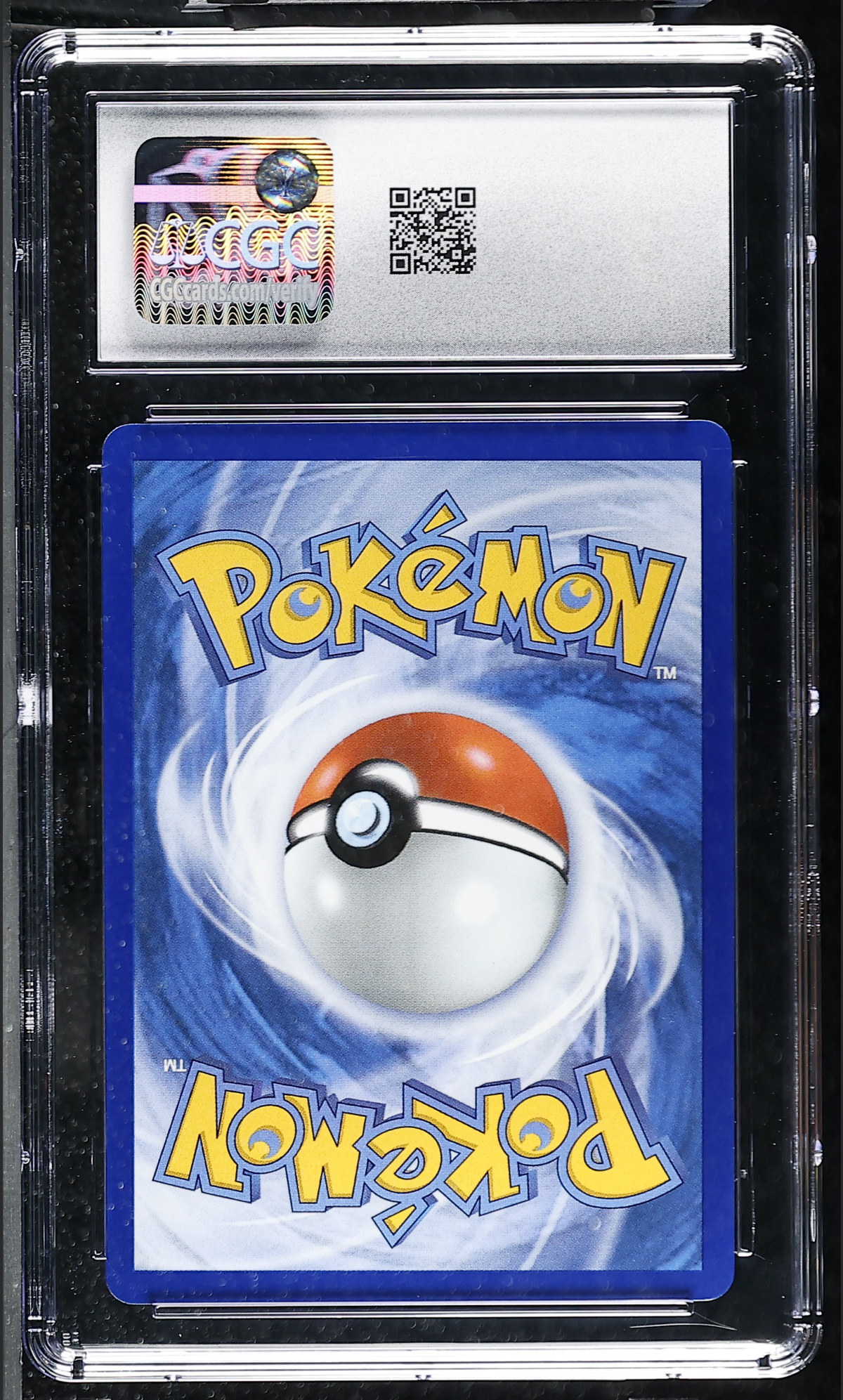 Mega Charizard Y ex 030 — slab rear, certification 6203511056