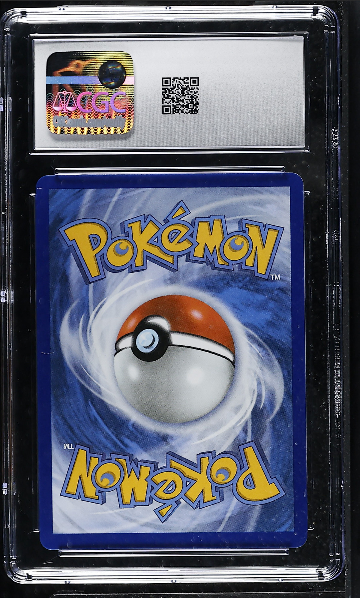 Mega Charizard Y ex 030 — slab rear, certification 6203698232