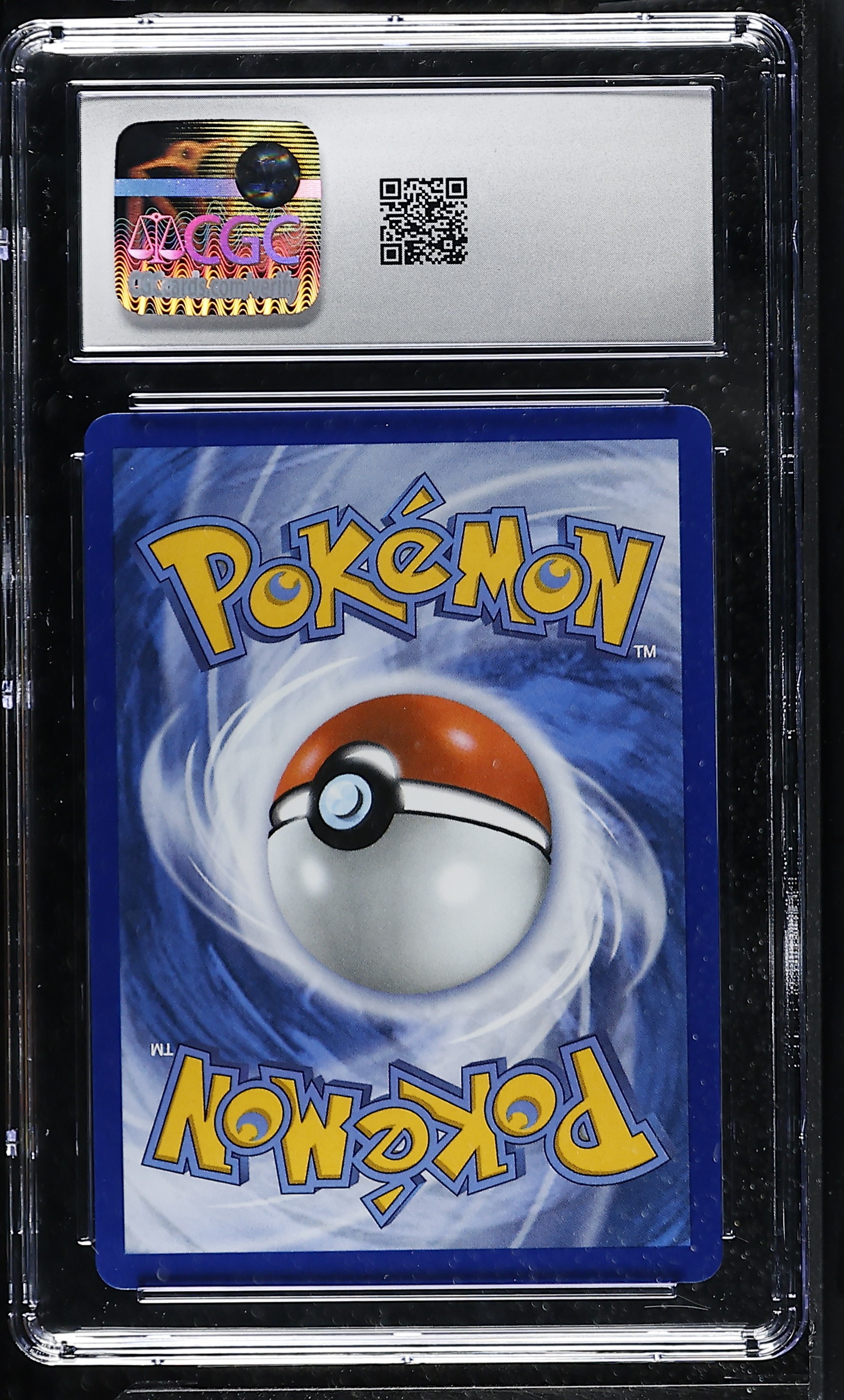 Mega Charizard Y ex 030 — slab rear, certification 6203698236