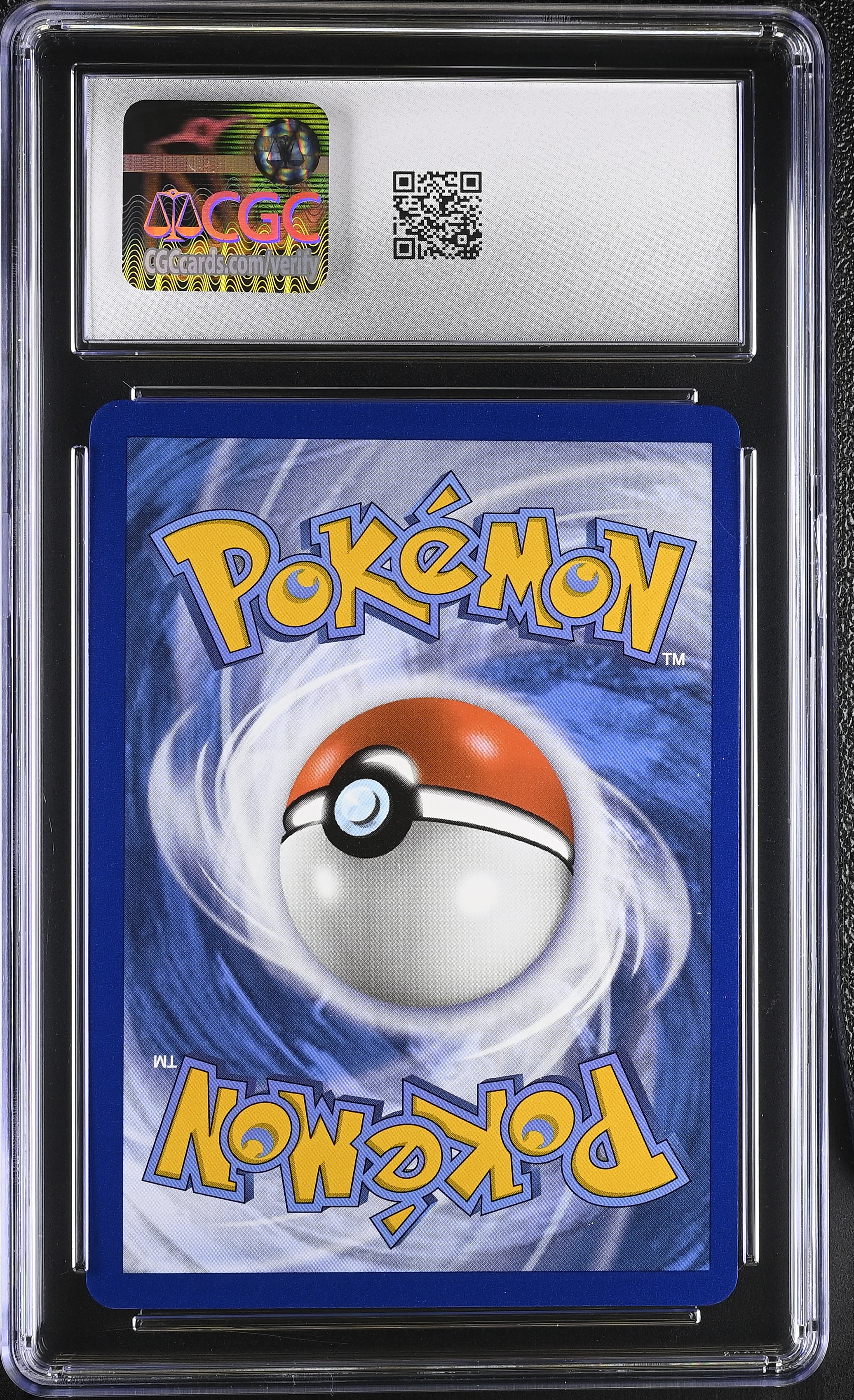 Surfing Pikachu V 008/025 — slab rear, certification 6203706036
