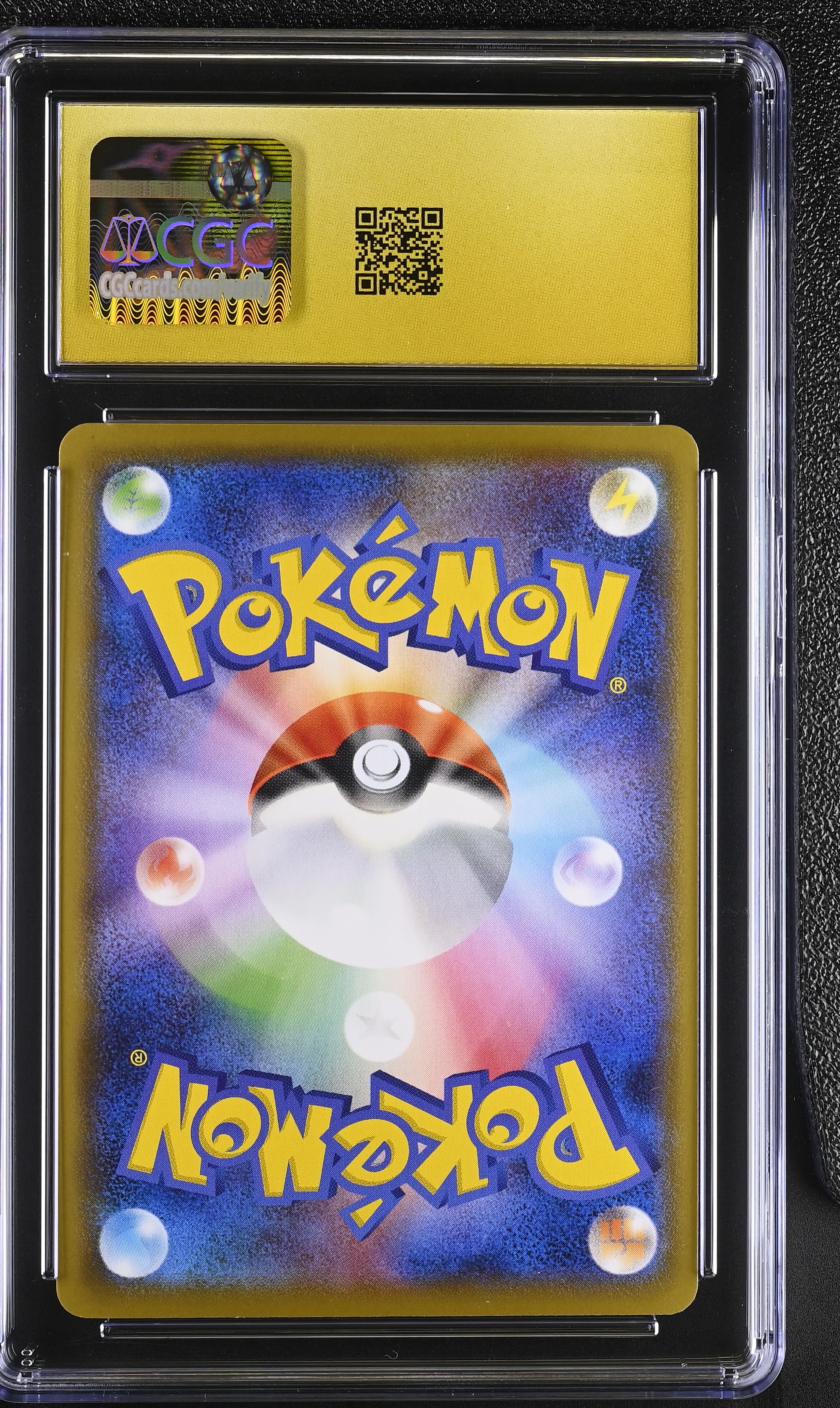 Gengar V 001/019 — slab rear, certification 6204134055