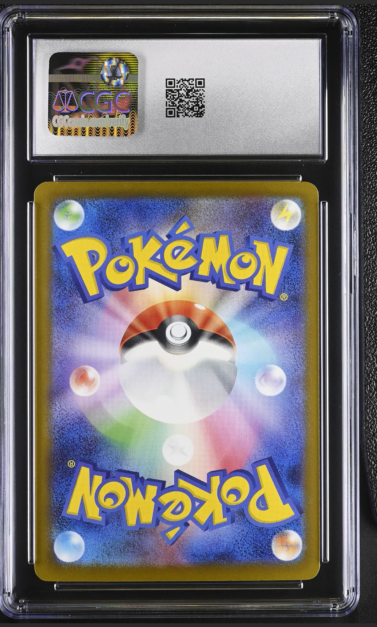 Team Rocket's Mewtwo ex 063/193 — slab rear, certification 6204135119