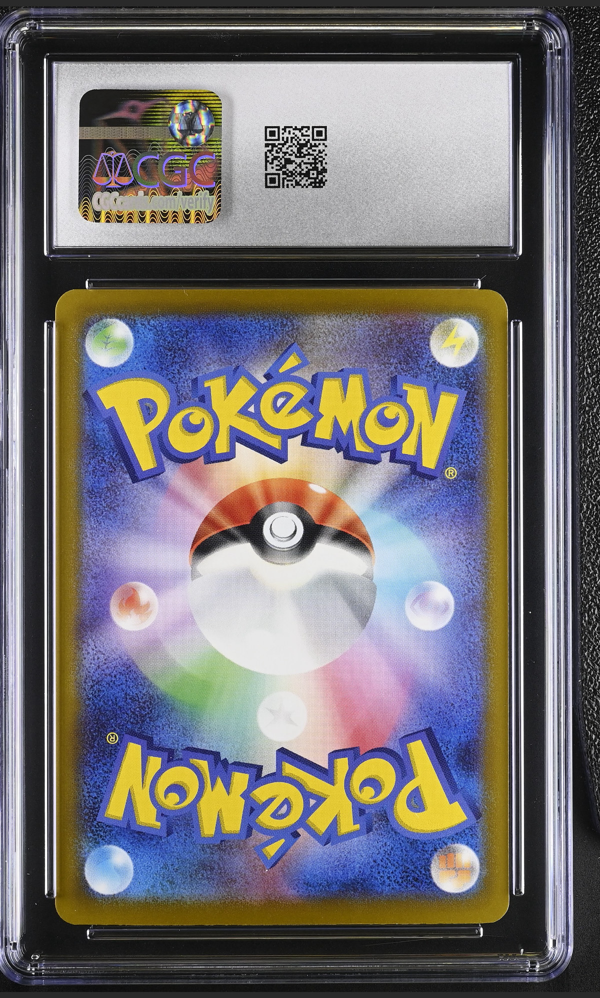 Team Rocket's Mewtwo ex 063/193 — slab rear, certification 6204135125