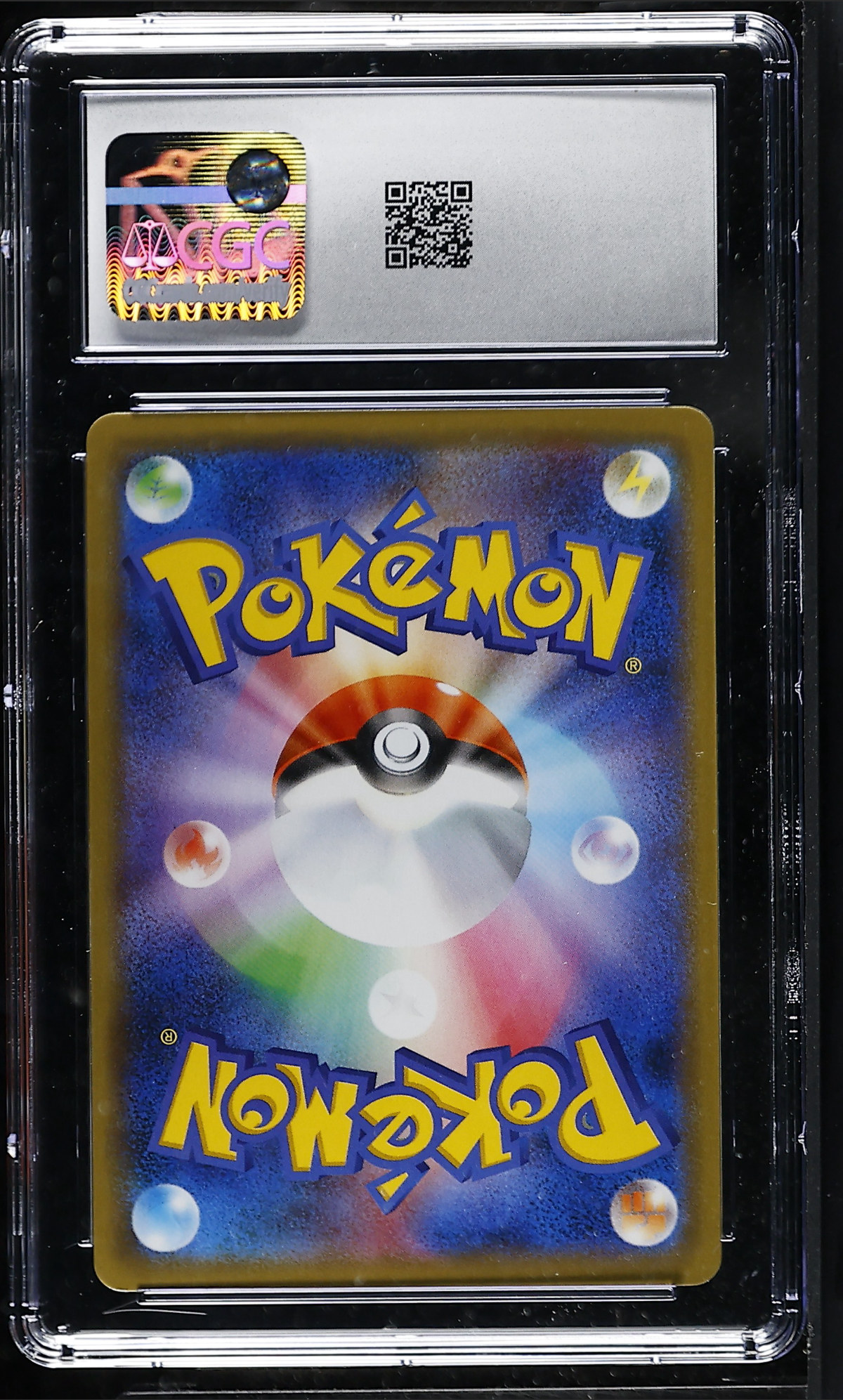 Charizard 012/100 — slab rear, certification 6206613066