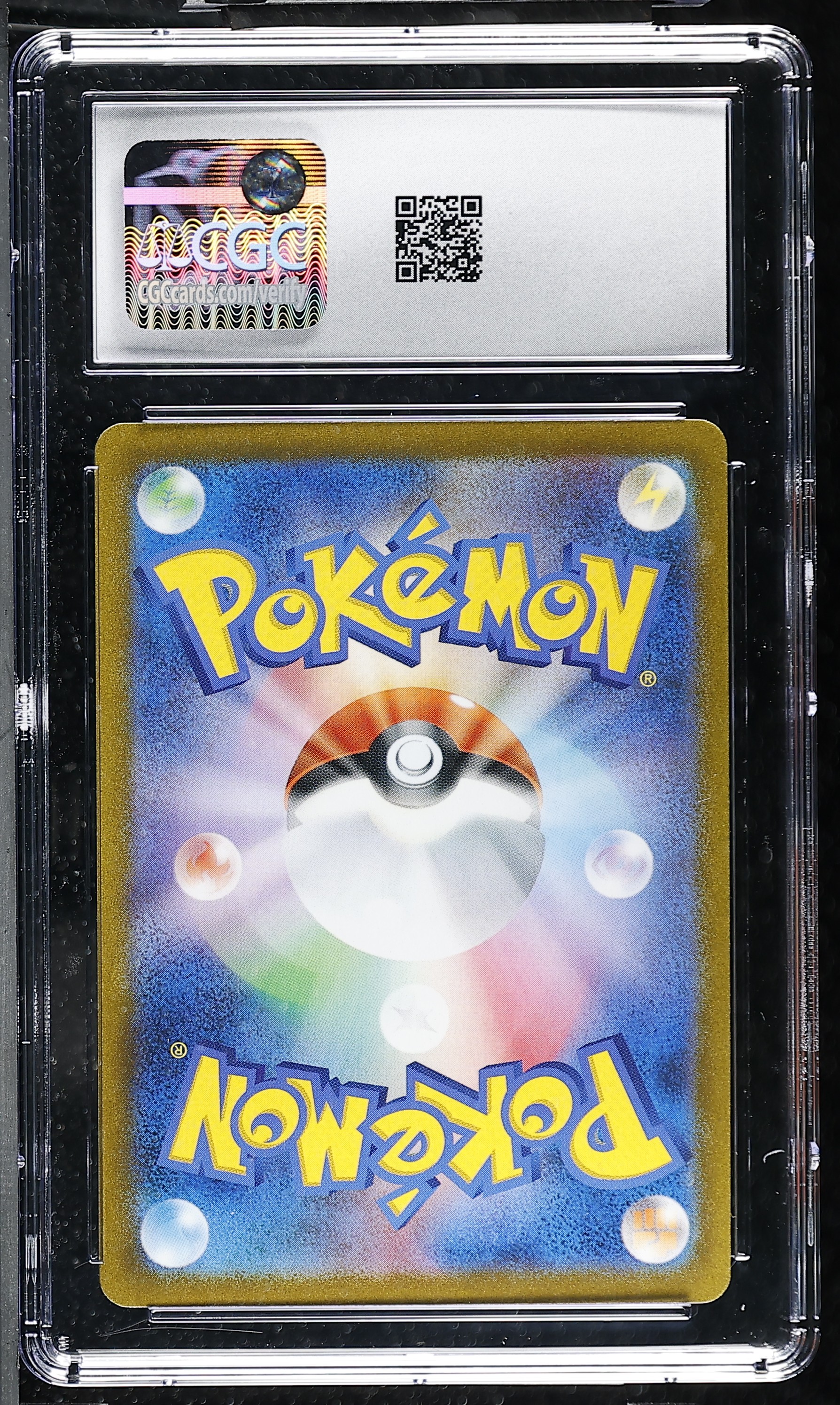Charizard 017/184 — slab rear, certification 6222255161